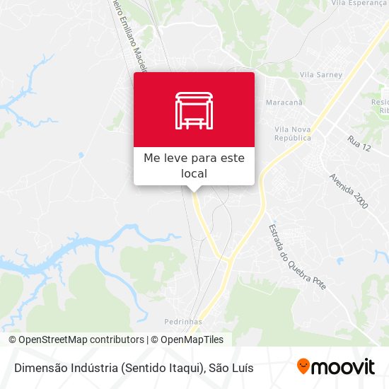 Dimensão Indústria (Sentido Itaqui) mapa