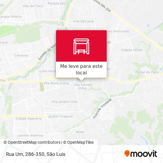 Rua Um, 286-350 mapa