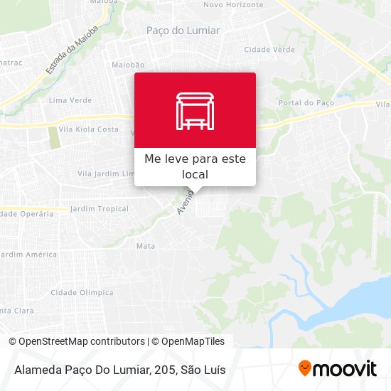 Alameda Paço Do Lumiar, 205 mapa