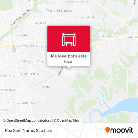 Rua Sem Nome mapa