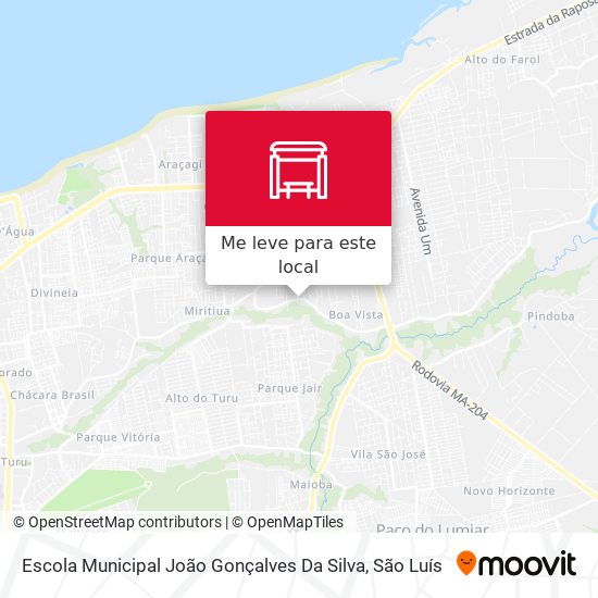 Escola Municipal João Gonçalves Da Silva mapa