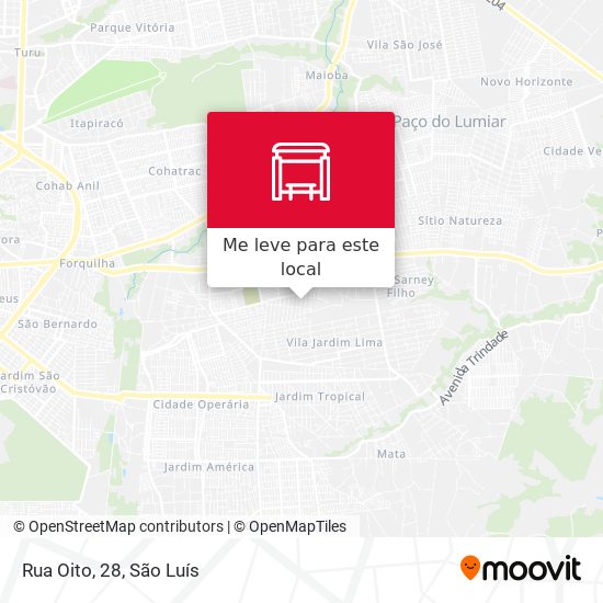 Rua Oito, 28 mapa