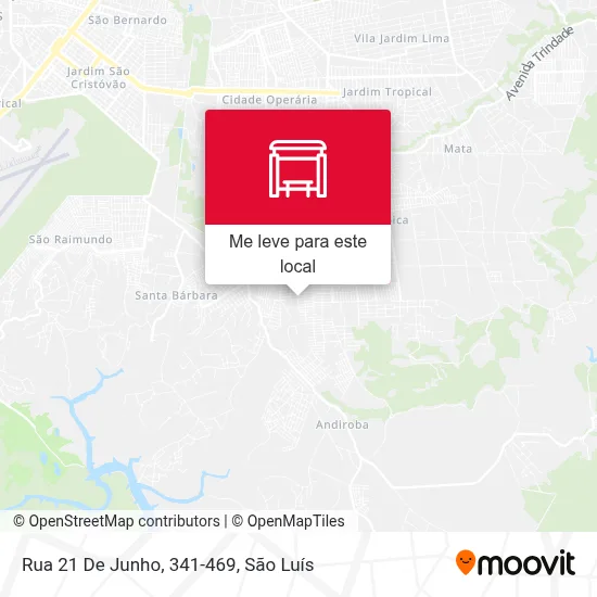 Rua 21 De Junho, 341-469 mapa