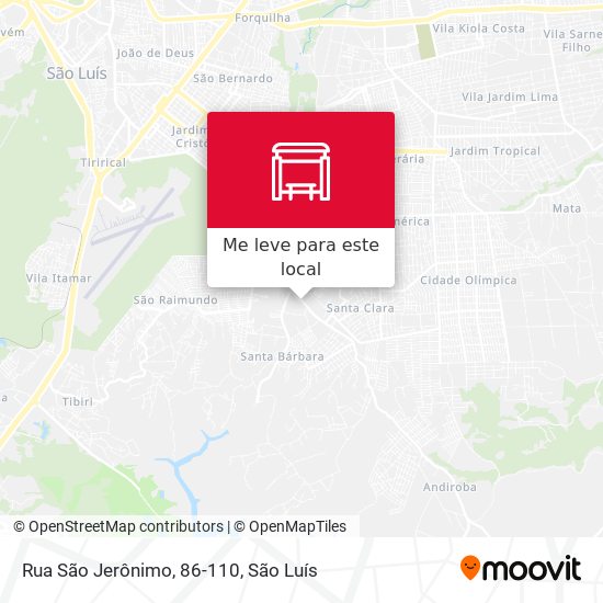 Rua São Jerônimo, 86-110 mapa