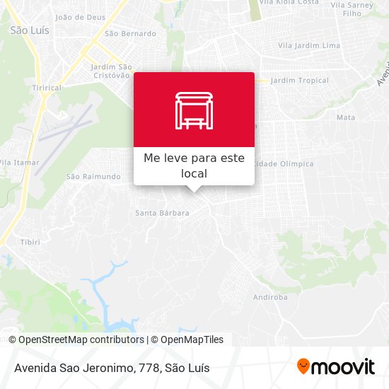 Avenida Sao Jeronimo, 778 mapa