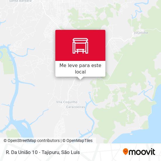 R. Da União 10 - Tajipuru mapa
