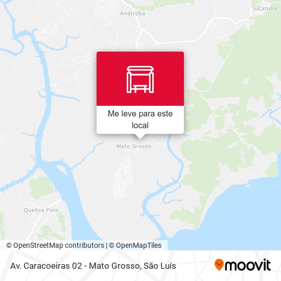 Av. Caracoeiras 02 - Mato Grosso mapa