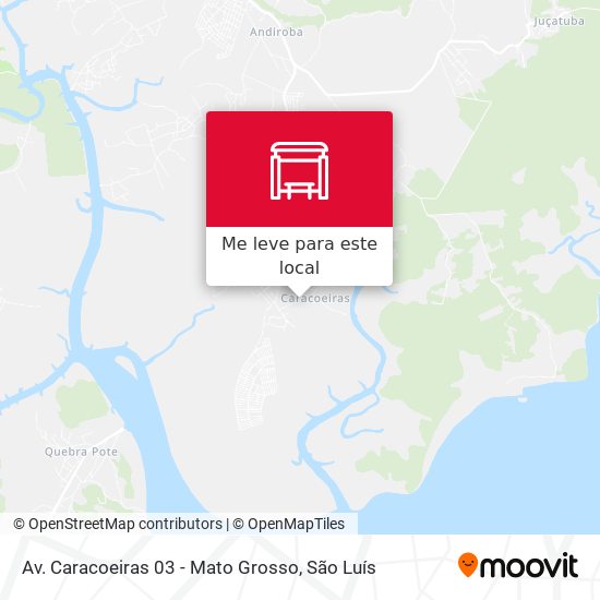 Av. Caracoeiras 03 - Mato Grosso mapa