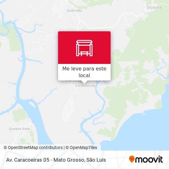 Av. Caracoeiras 05 - Mato Grosso mapa