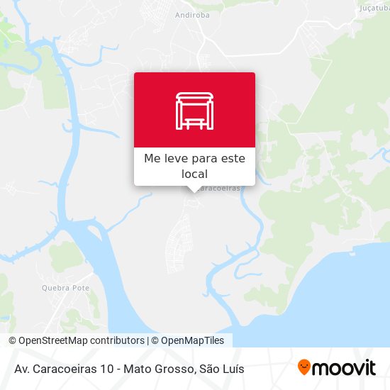 Av. Caracoeiras 10 - Mato Grosso mapa