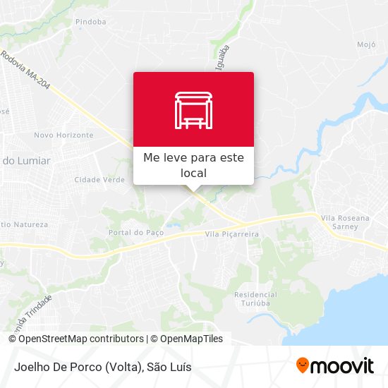 Joelho De Porco (Volta) mapa