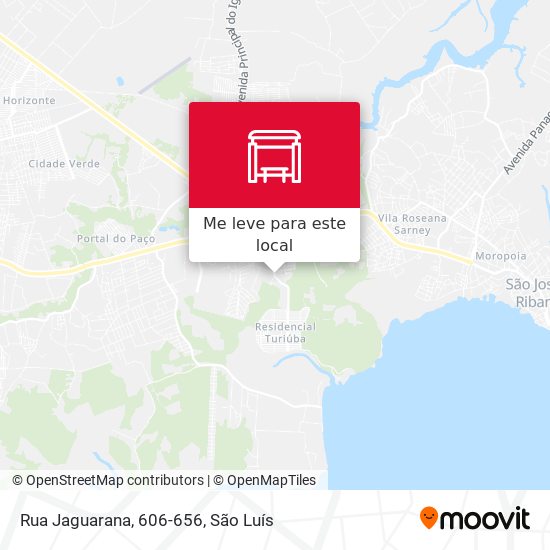 Rua Jaguarana, 606-656 mapa
