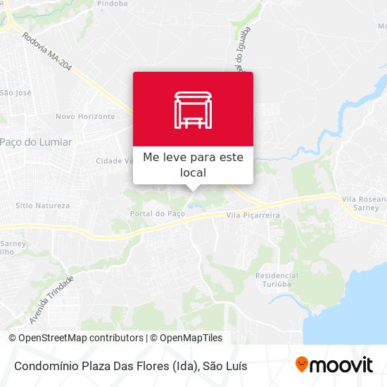 Condomínio Plaza Das Flores (Ida) mapa