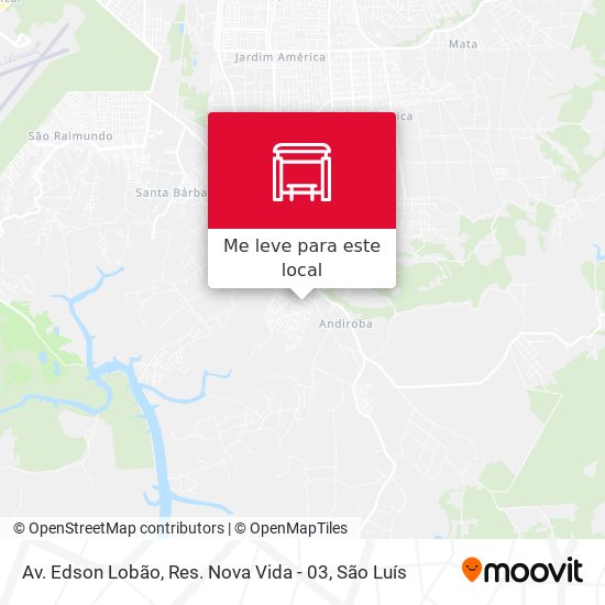 Av. Edson Lobão, Res. Nova Vida - 03 mapa