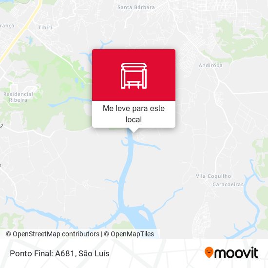 Ponto Final: A681 mapa