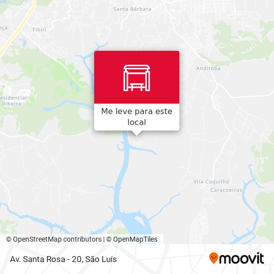 Av. Santa Rosa - 20 mapa