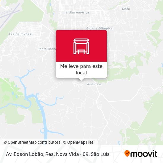 Av. Edson Lobão, Res. Nova Vida - 09 mapa