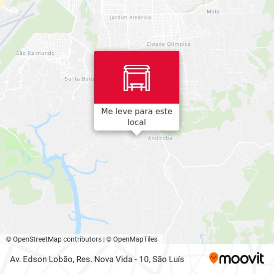 Av. Edson Lobão, Res. Nova Vida - 10 mapa