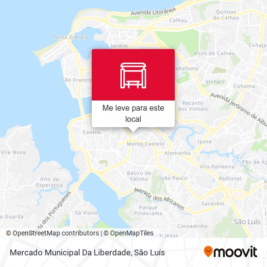 Mercado Municipal Da Liberdade mapa