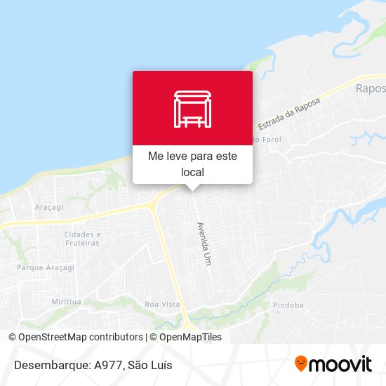 Desembarque: A977 mapa