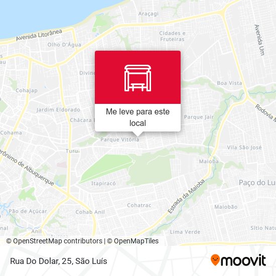 Rua Do Dolar, 25 mapa