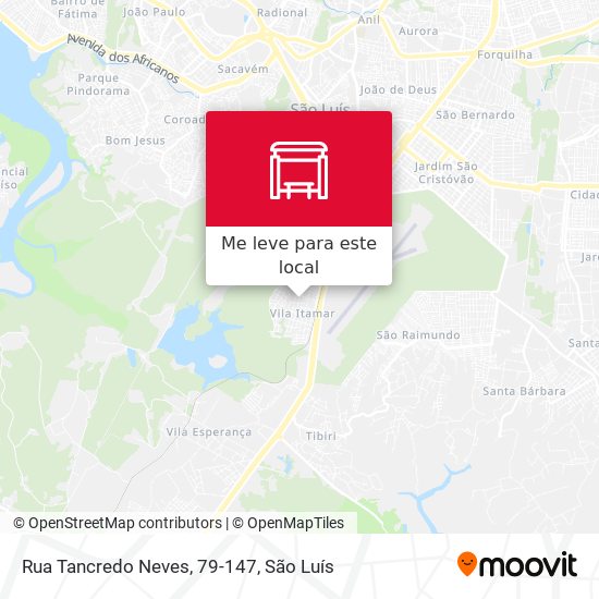 Rua Tancredo Neves, 79-147 mapa
