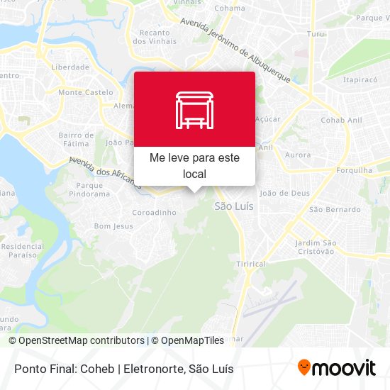 Ponto Final: Coheb | Eletronorte mapa