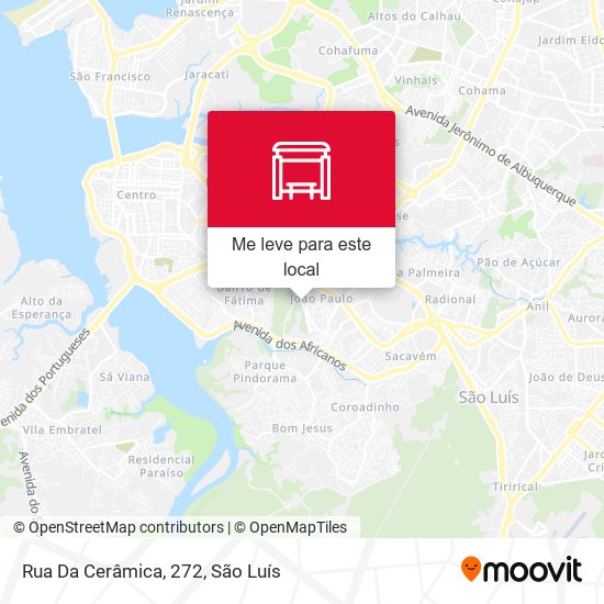 Rua Da Cerâmica, 272 mapa