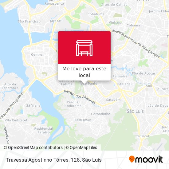 Travessa Agostinho Tôrres, 128 mapa