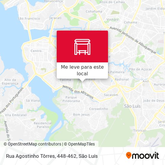 Rua Agostinho Tôrres, 448-462 mapa
