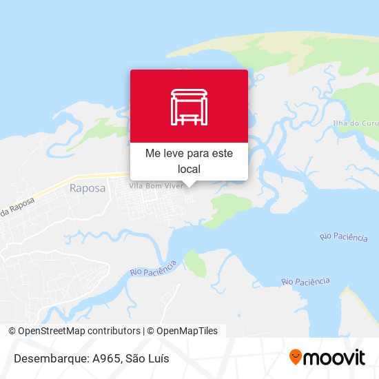 Desembarque: A965 mapa