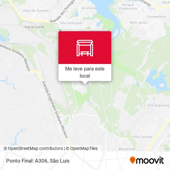 Ponto Final: A306 mapa