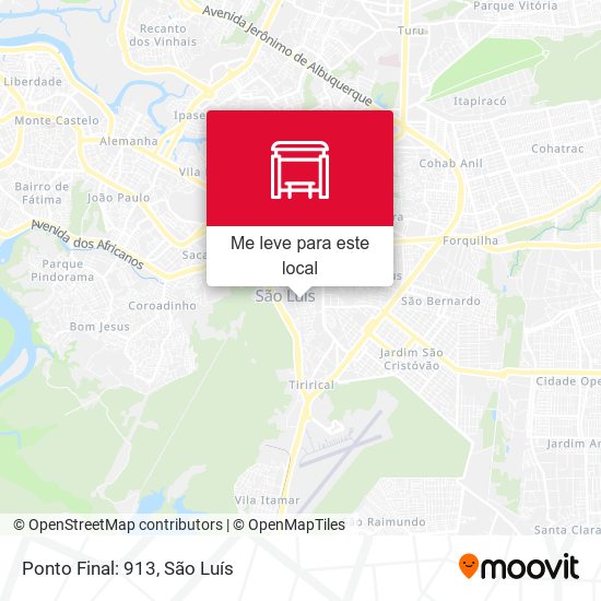 Ponto Final: 913 mapa