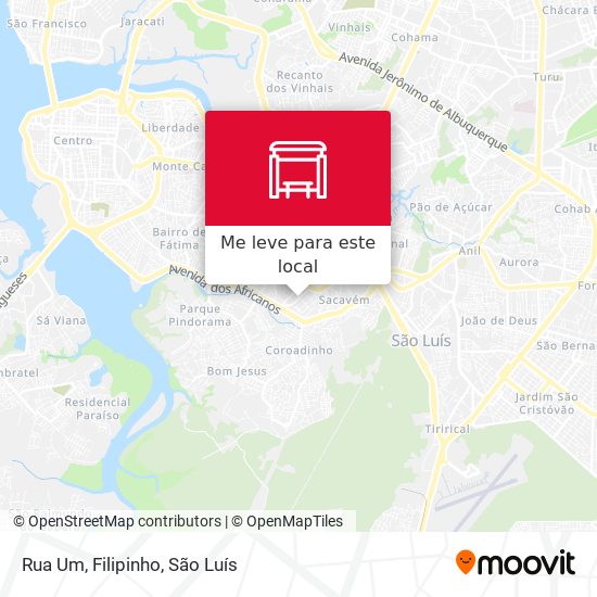 Rua Um, Filipinho mapa