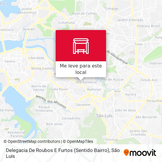 Delegacia De Roubos E Furtos (Sentido Bairro) mapa