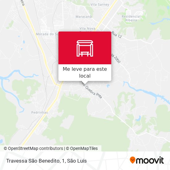 Travessa São Benedito, 1 mapa