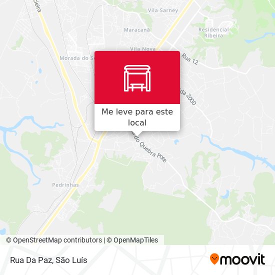 Rua Da Paz mapa