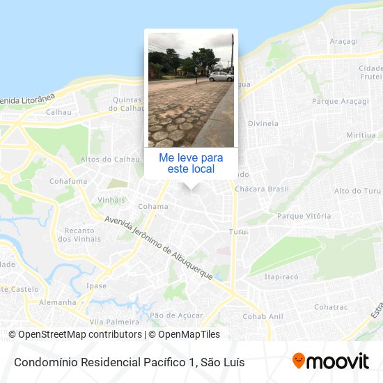 Condomínio Residencial Pacífico 1 mapa