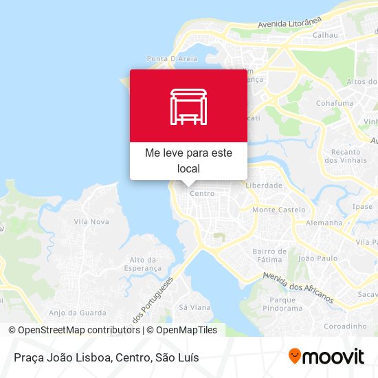 Praça João Lisboa, Centro mapa