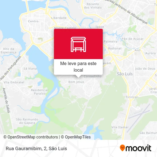 Rua Gauramibim, 2 mapa