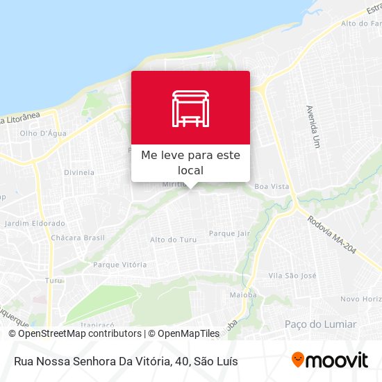 Rua Nossa Senhora Da Vitória, 40 mapa