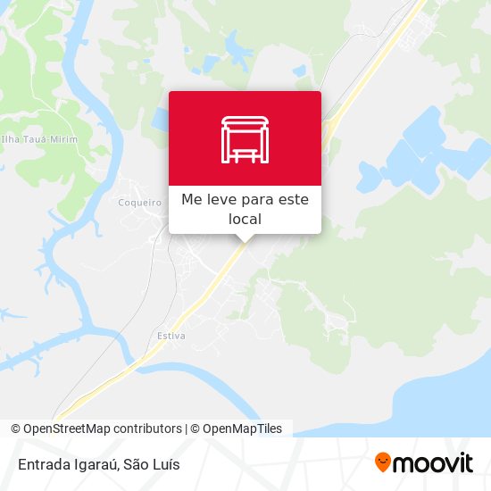 Entrada Igaraú mapa