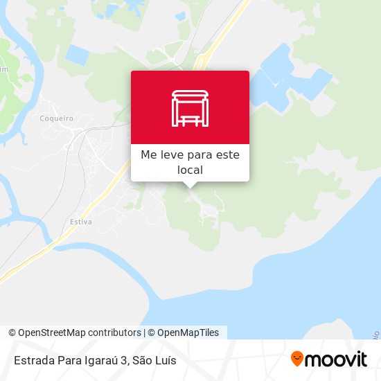 Estrada Para Igaraú 3 mapa