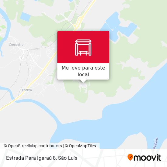Estrada Para Igaraú 8 mapa