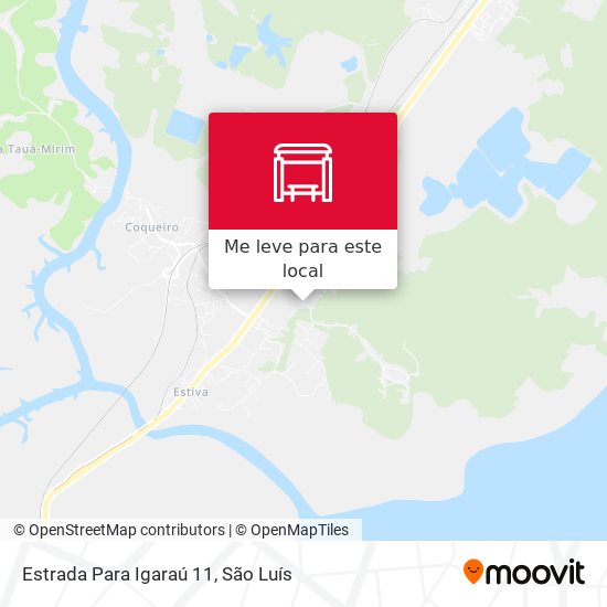 Estrada Para Igaraú 11 mapa