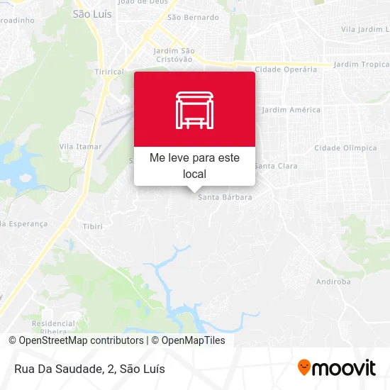 Rua Da Saudade, 2 mapa