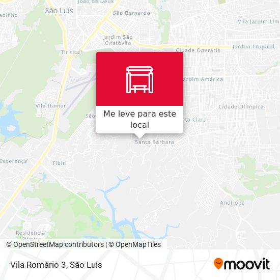 Vila Romário 3 mapa