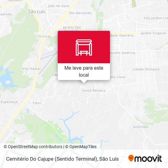 Cemitério Do Cajupe (Sentido Terminal) mapa