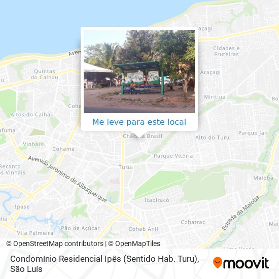 Condomínio Residencial Ipês (Sentido Hab. Turu) mapa