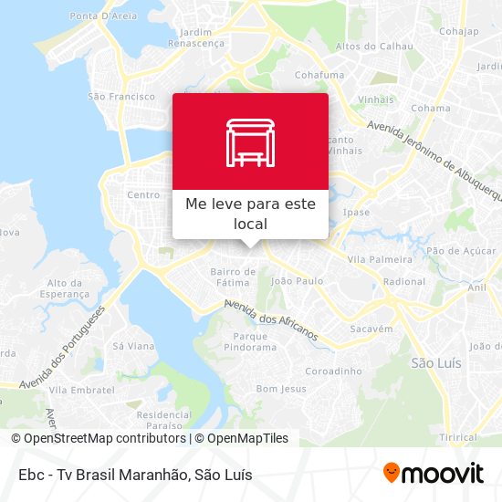 Ebc - Tv Brasil Maranhão mapa